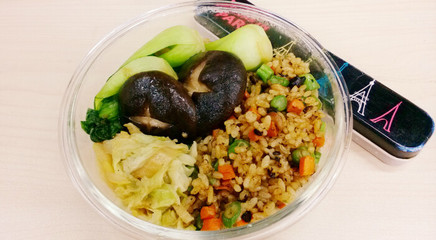 豆豉香菇油菜