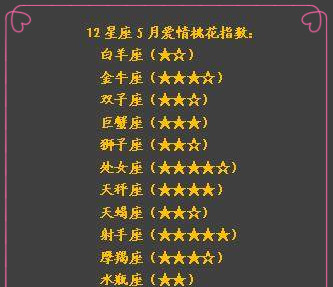 好色星座
