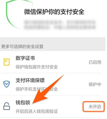 微信怎么设置钱包锁