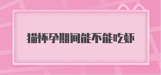 怀孕期间能不能吃虾
