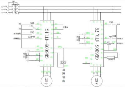 数控加工中心电气原理图