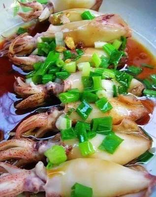 清蒸鱿鱼仔做法大全家常