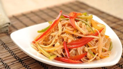 菜椒金针菇的做法大全家常
