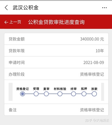 贷款审批进度