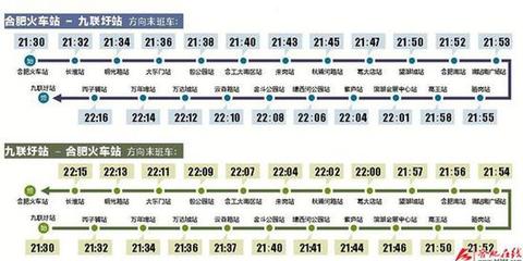 合肥地铁末班车几点