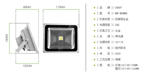酒店厨房照明功率