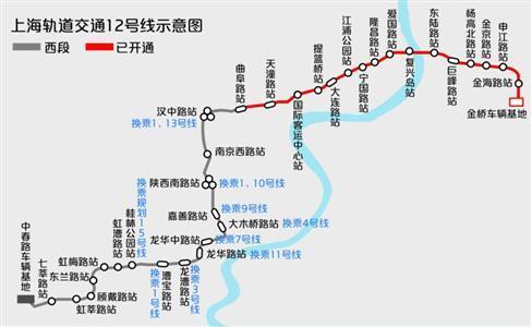 上海12号线线路图
