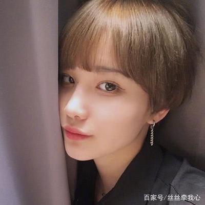 超短发颜色