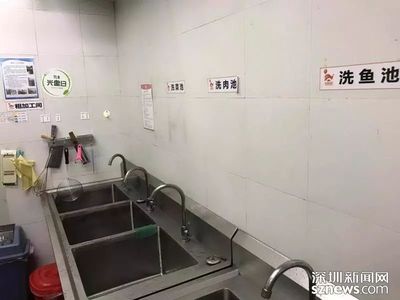 幼儿园厨房洗菜池