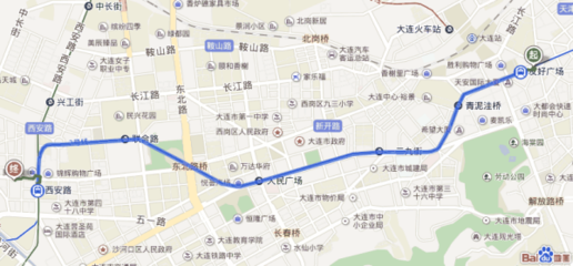 大连西安路地铁站出口