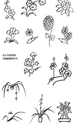 简笔画大全:简笔画花的画法