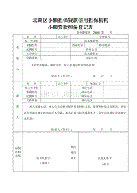 第三方贷款担保公司范本