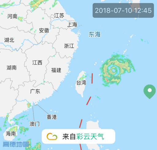台风实时定位