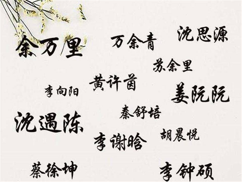 依字取名的寓意