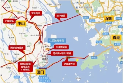 珠海到香港有多远
