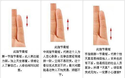 手指看命运指长短