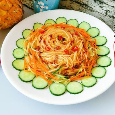 凉拌冷面的做法