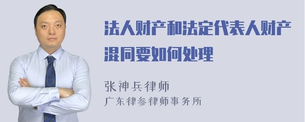 法人财产混同