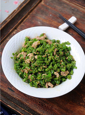 清肉末油菜的做法大全家常
