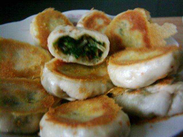 肉馅水煎包的制作方法