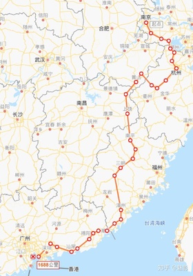 武汉到深圳北高铁路线