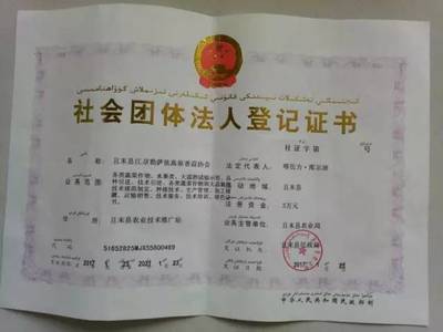 社会团体法人登记证书查询