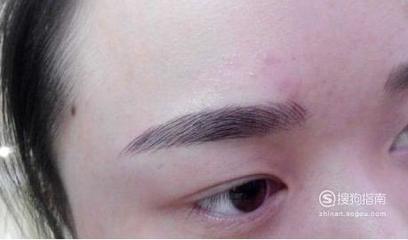 纹眉后忌口