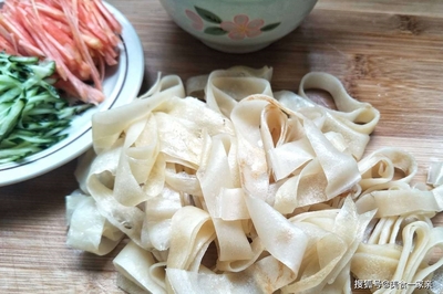 不用蒸凉皮的制作方法