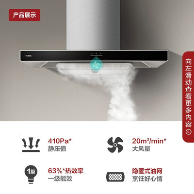 厨房的油烟味很大
