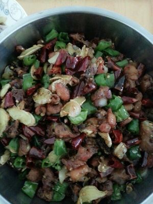 双椒鸡制作方法