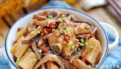 莲藕香菇吵排骨