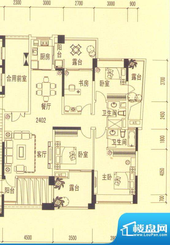 160平米房屋设计图