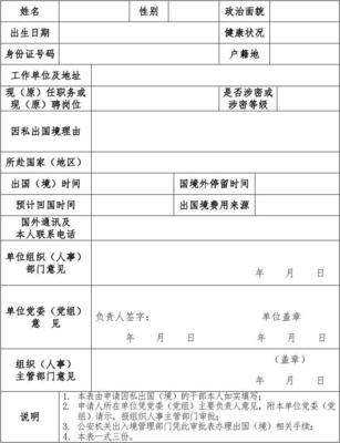 公务员因私出国规定