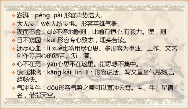 形容心思集中专心致志的词语有哪些