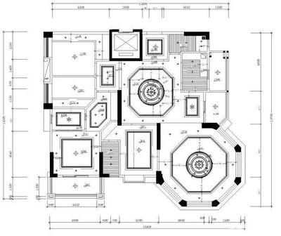 吊顶造型cad