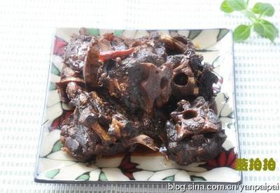 羊蝎子酱的制作方法