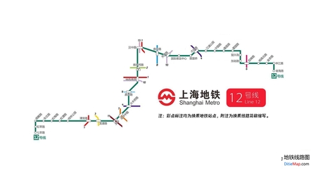 上海12号线线路图