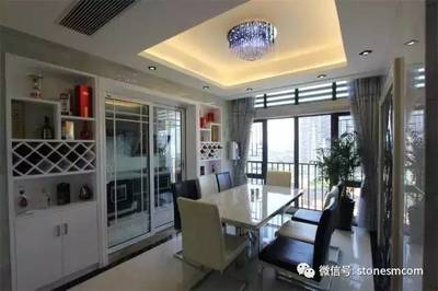 餐厅与厨房隔断酒柜