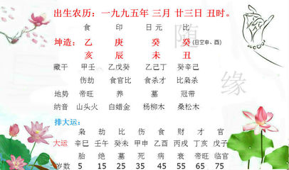生辰八字合婚姻