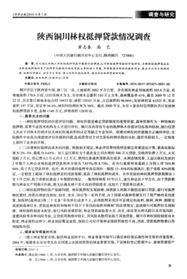 林权抵押贷款