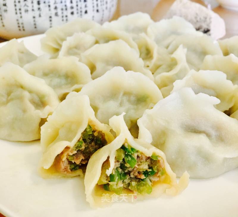 香菇莲菜水饺
