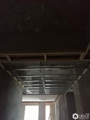 走廊轻钢龙骨吊顶