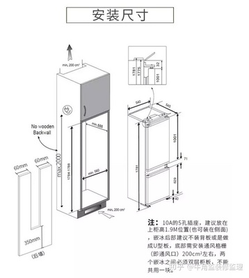 厨房橱柜上柜离下柜尺寸