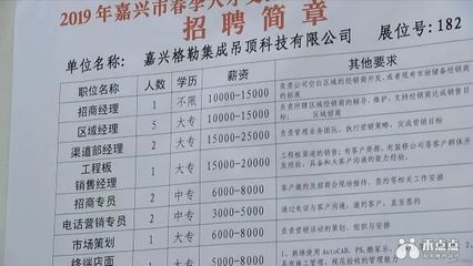 嘉兴集成吊顶招工吗