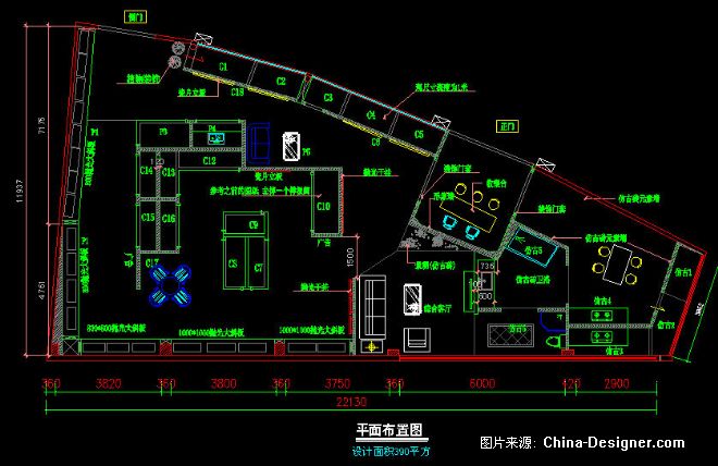 酒店平面设计图纸 建筑平