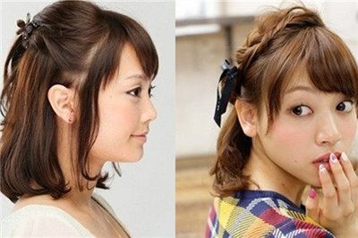 女生短发怎么扎才好看