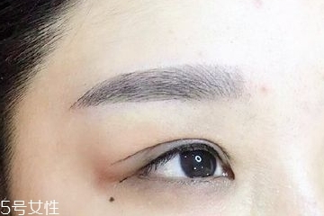 纹眉后忌口