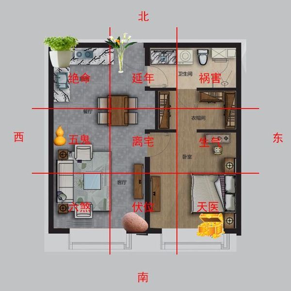朝北的房子