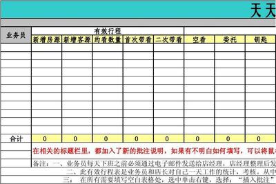业务员月计划表怎么写