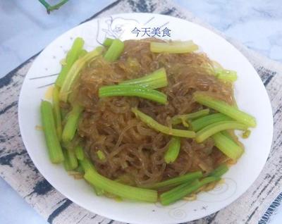 粉条炒芹菜做法大全家常菜